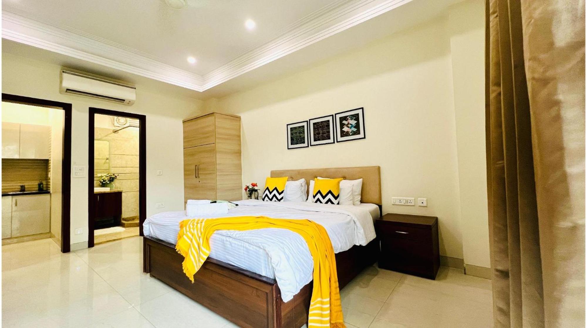 Olive Service Apartments - Golf Course Road Gurgaon Exteriör bild