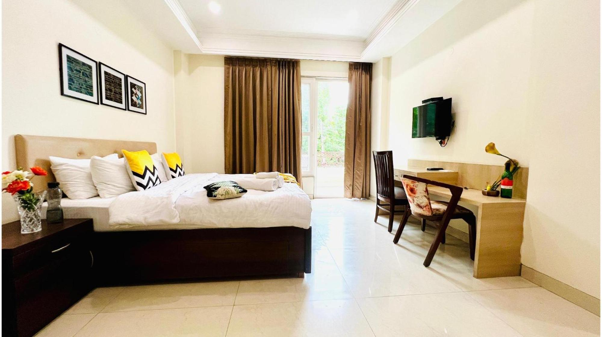 Olive Service Apartments - Golf Course Road Gurgaon Exteriör bild